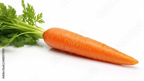 carrot isolated on white background clipping path full