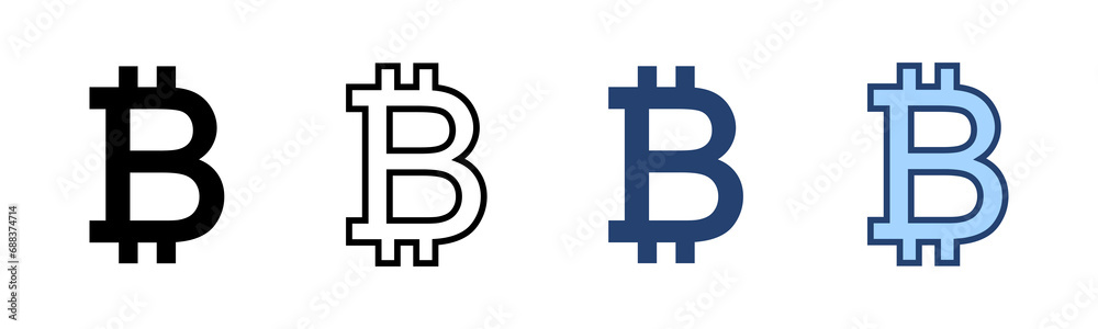 Bitcoin icon vector. bitcoin sign and symbol. payment symbol. cryptocurrency logo Bitcoin icon vector. bitcoin sign and symbol. payment symbol. cryptocurrency logo
