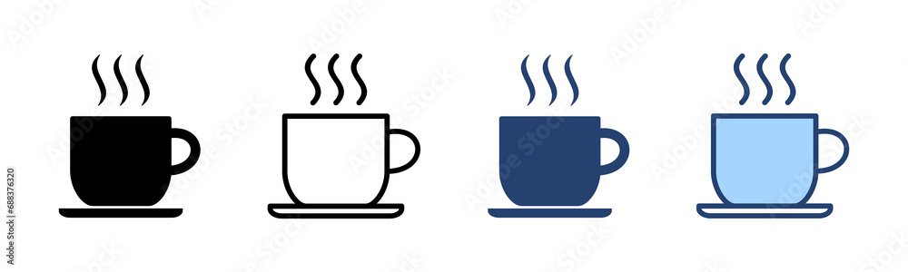 coffee cup icon vector. cup a coffee sign and symbol coffee cup icon vector. cup a coffee sign and symbol