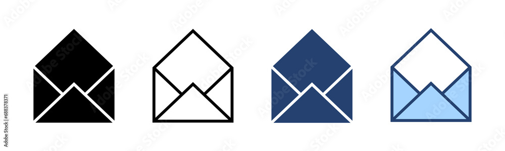 Mail icon vector. email sign and symbol. E-mail icon. Envelope icon Mail icon vector. email sign and symbol. E-mail icon. Envelope icon
