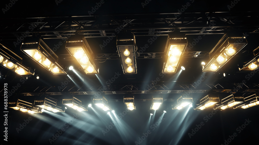 Stage light of a concert.