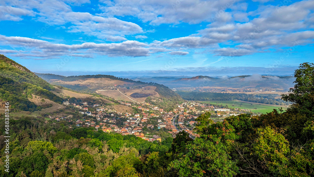 view of the valley, Deva, Romania
