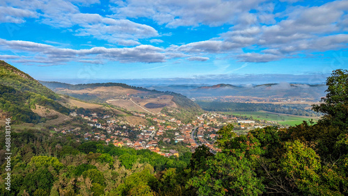 view of the valley, Deva, Romania