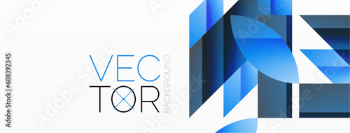 Amalgamation of geometric forms on minimalist abstract canvas, providing versatility and visual allure for digital designs, presentations, website banners, social media posts