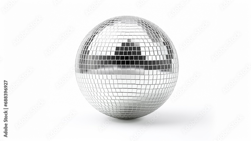 mirror disco ball isolated on the background, a musical object mirror disco ball isolated on the background, a musical object
