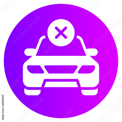 rejected gradient icon