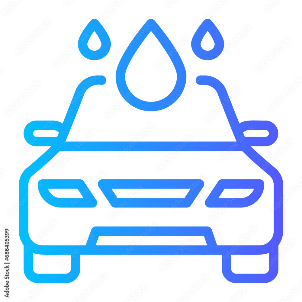 Obraz premium wash gradient icon