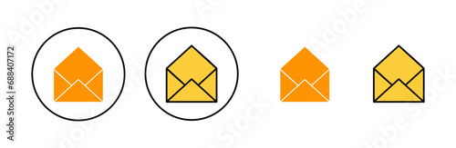 Mail icon set tor for web and mobile app. email sign and symbol. E-mail icon. Envelope icon