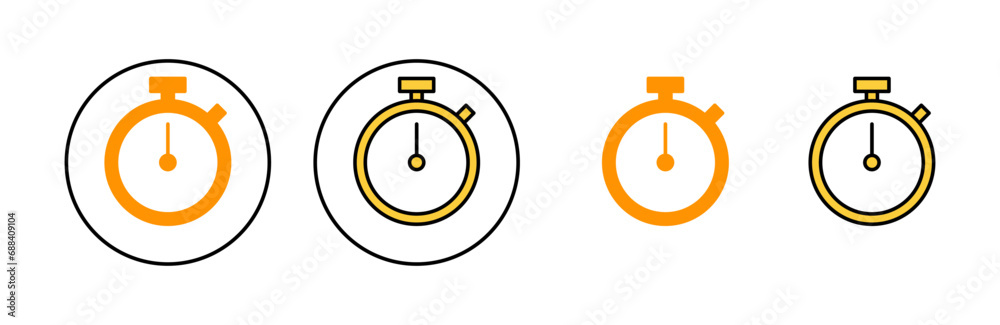 stopwatch icon set for web and mobile app. Timer sign and symbol. Countdown icon. Period of time stopwatch icon set for web and mobile app. Timer sign and symbol. Countdown icon. Period of time