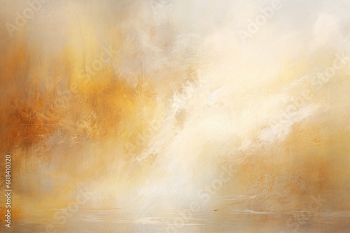 Golden light brush strokes background