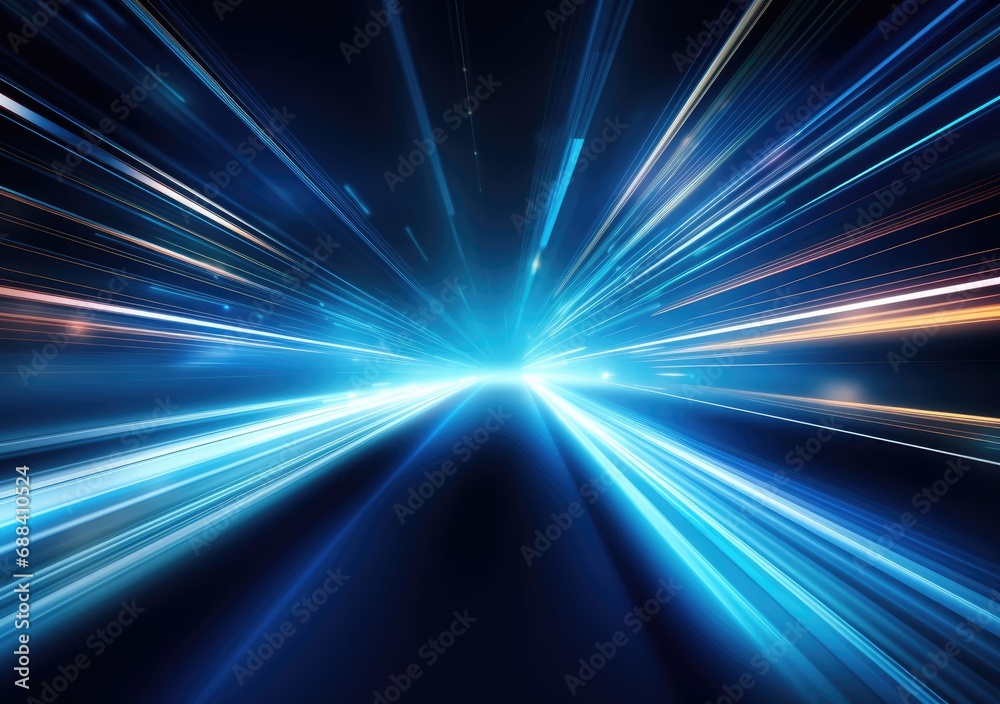 High speed. Abstract technology background concept.Speed movement pattern and motion blur over dark blue background High speed. Abstract technology background concept.Speed movement pattern and motion blur over dark blue background