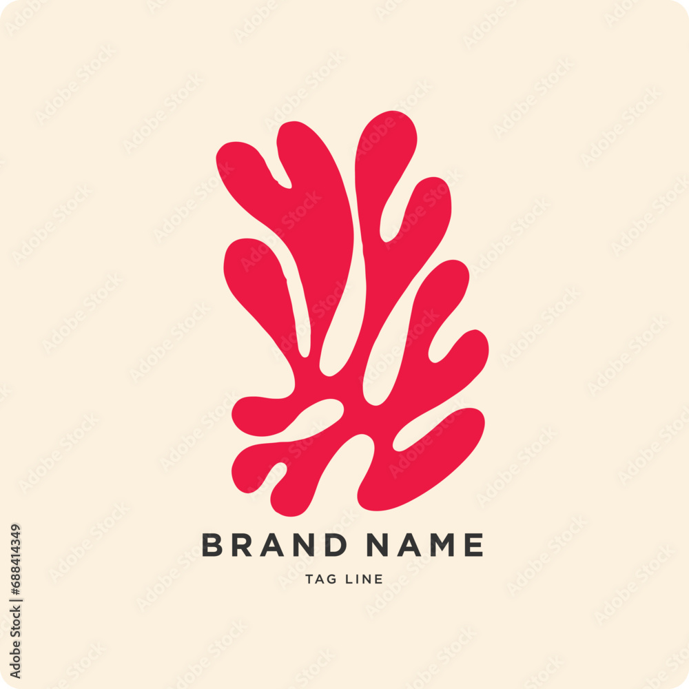 Fototapeta premium People, Pets logo, Logo Unit Animal Iconic Shapes. Cute Shape Vector illustration Icon Set isolated Vector.