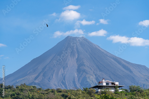 Paisaje del Volcán de Colima Jalisco México. photo