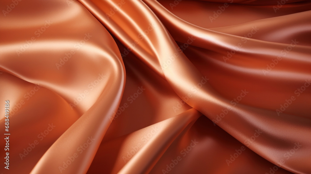 Fototapeta premium Closeup of photo, beautiful color patterns, luxury satin fabric background