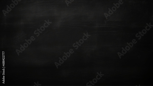 Elegant black background vector illustration with vintage distressed grunge texture. Real chalkboard background texture in college concept. Stone black texture background. Dark cement, concrete grunge