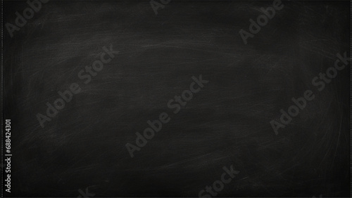 Black abstract lava stone texture background. Sheet of black paper texture background. Blank wide screen Real chalkboard background texture in college concept for back to school panoramic. Black wall.
