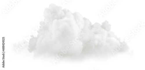 Weather fluffy clouds isolated on transparent backgrounds 3d render png