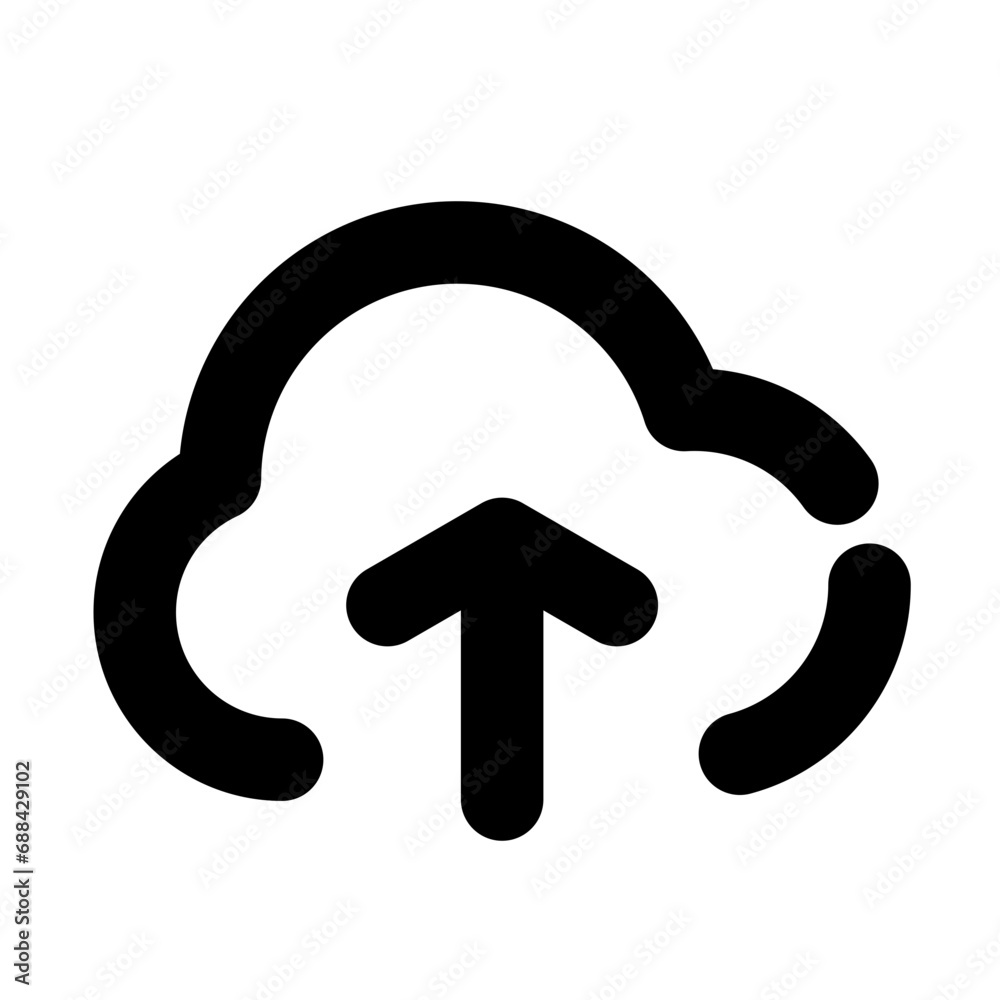 upload line icon, cloud upload outline vector sign, linear style pictogram isolated on white. logo illustration. upload line icon, cloud upload outline vector sign, linear style pictogram isolated on white. logo illustration.