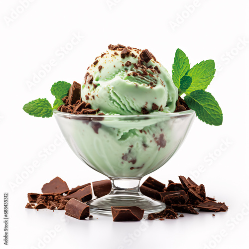 	チョコミントアイスクリーム