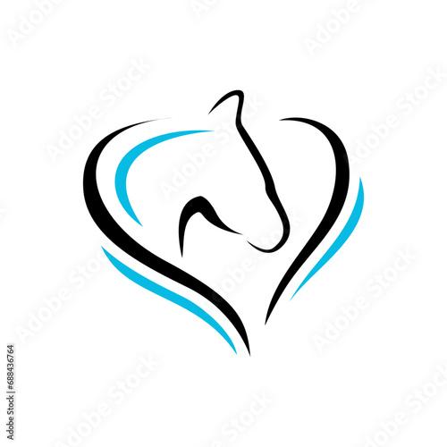 Creative Silhouette of a mythical creature of pegasus on a white background. Horse logo design with wings on hind legs. vector template	