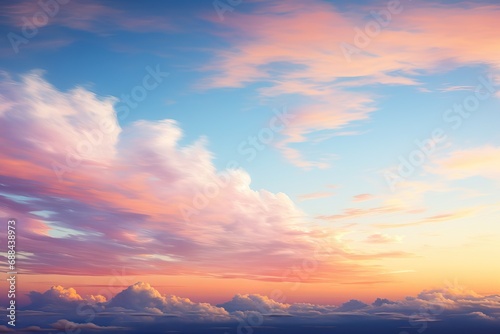 clouds soft colors gentle sky sunrise Background skyscape air sundown sunset beautiful blue bright cloud cloudscape cloudy colours coloured colourful dawn dusk