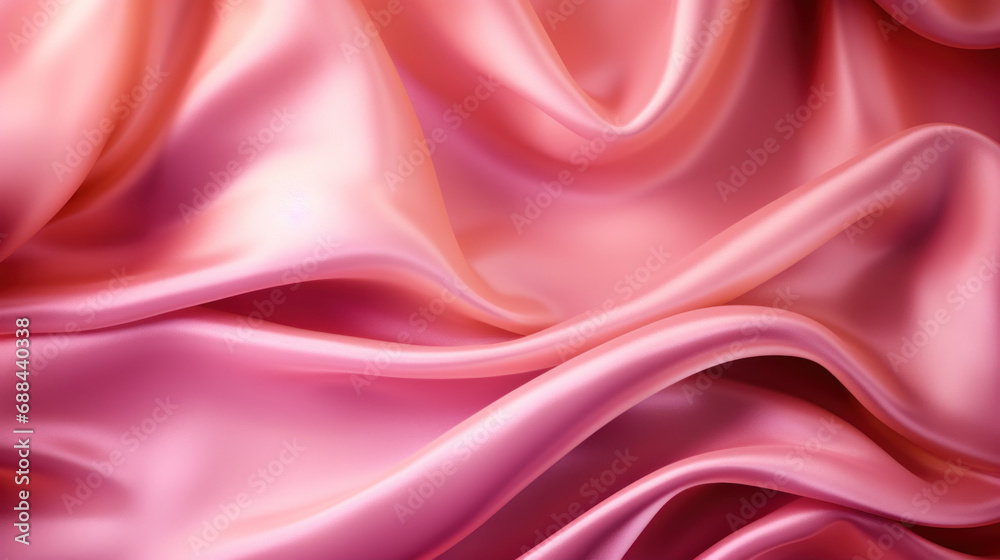 Obraz premium Abstract pink silk texture background