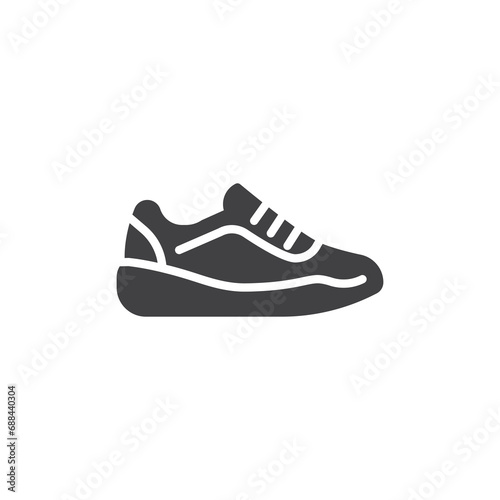 Sport shoe vector icon