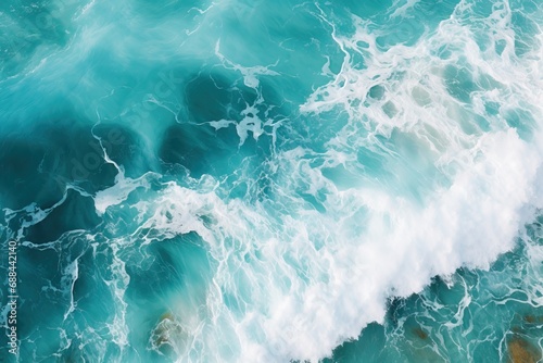 background nature sea abstract tide summer wave ocean green olive Turquoise splash pale water surface surf pea motion cyan foam breeze acid action
