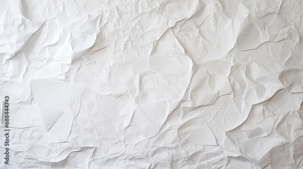 Obraz premium Glued White Paper Poster Texture Background