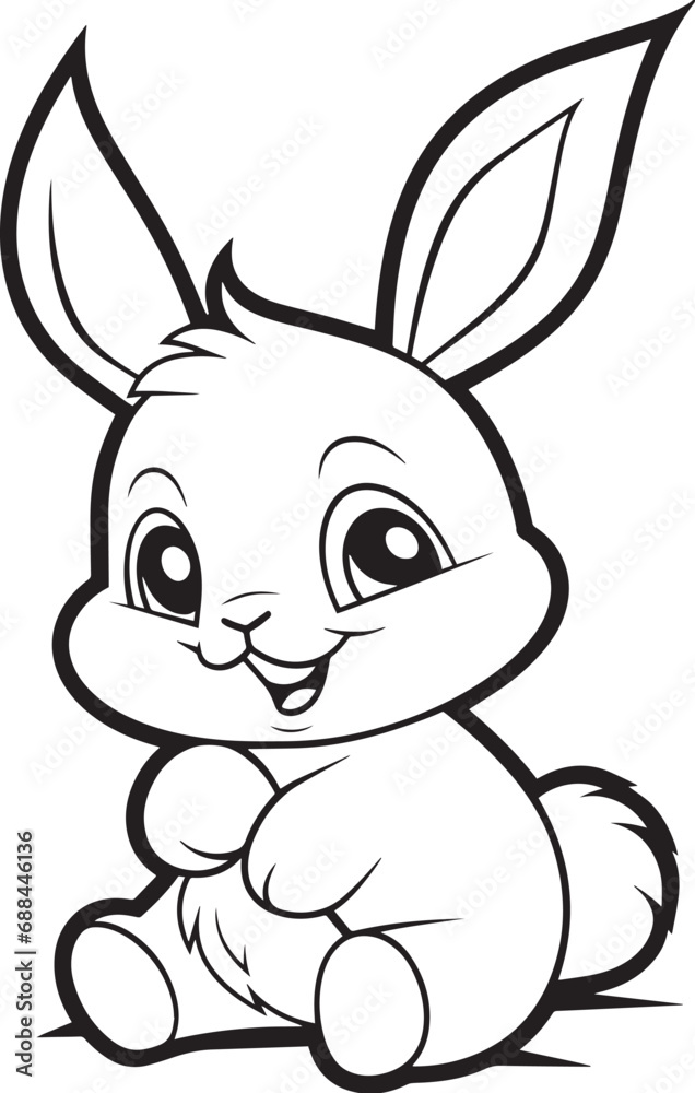 coloring page rabbit coloring page rabbit