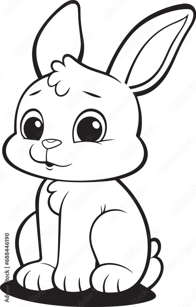 Fototapeta premium rabbit cartoon