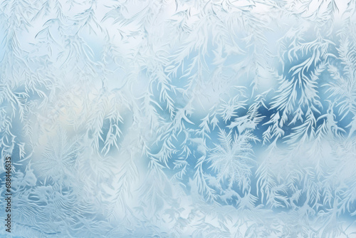 Frosted seasonal nature cold abstract textured winter ice frosty pattern window © SHOTPRIME STUDIO