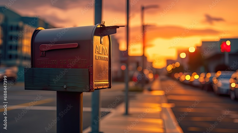 Mailbox Blurred Background - obrazy, fototapety, plakaty 