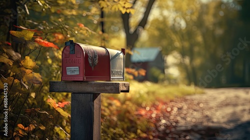 Mailbox Blurred Background photo