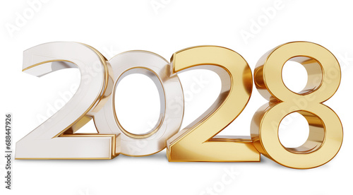 2028 new year bold letters ...