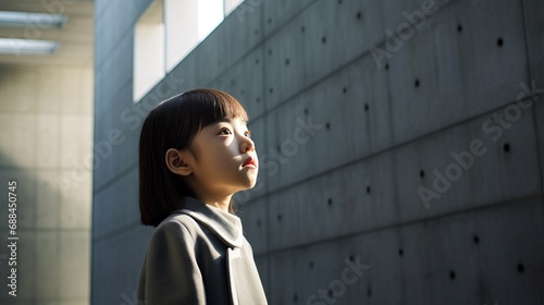 Woman Standing in Front of a Building