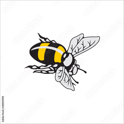 Vespa wasp vector can be used as graphic design