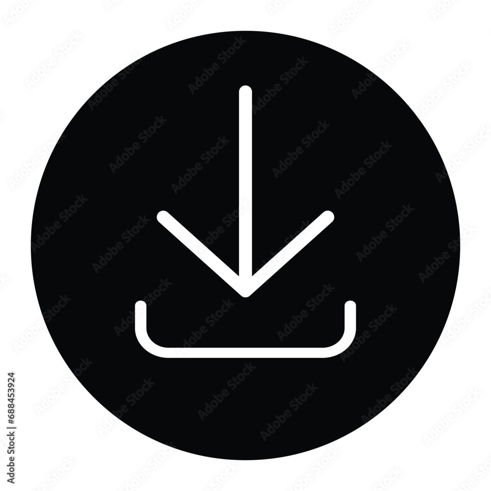 Download icon design, illustration design Download icon design, illustration design