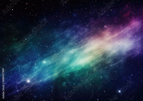 Colorful space light energy background