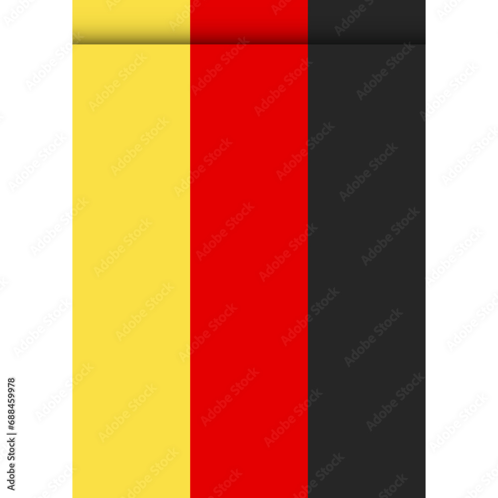 Germany flag or pennant isolated on white background. Pennant flag icon. Germany flag or pennant isolated on white background. Pennant flag icon.