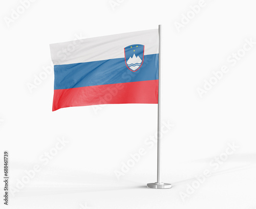 Free Download Slovenia national flag on white background. - GFXLoad