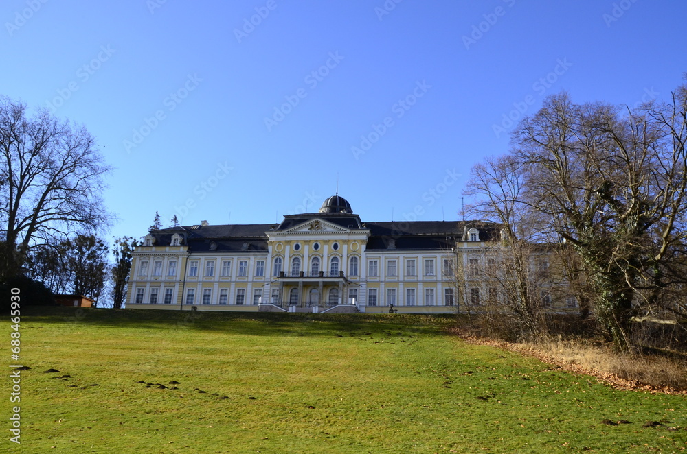 Obraz premium beautiful castle in Slezko, Silherovice, Opava, Czech Republic