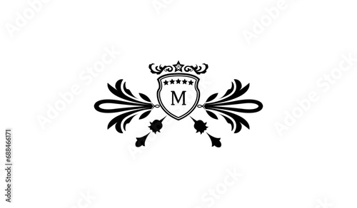 Luxury Retro Logo M