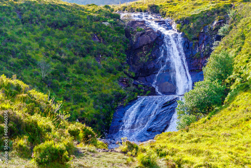 Eas a Bhradain waterfall, in the Isle of Skye photo