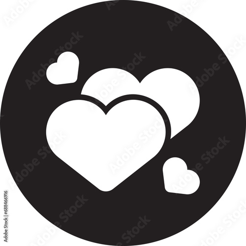 love glyph icon