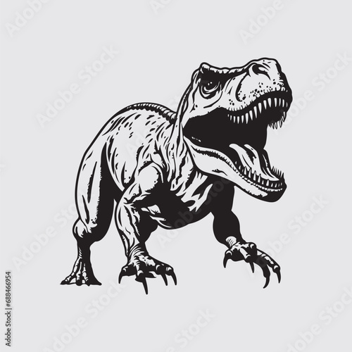 T Rex Vector Images, Illustration Of a T Rex © Hera