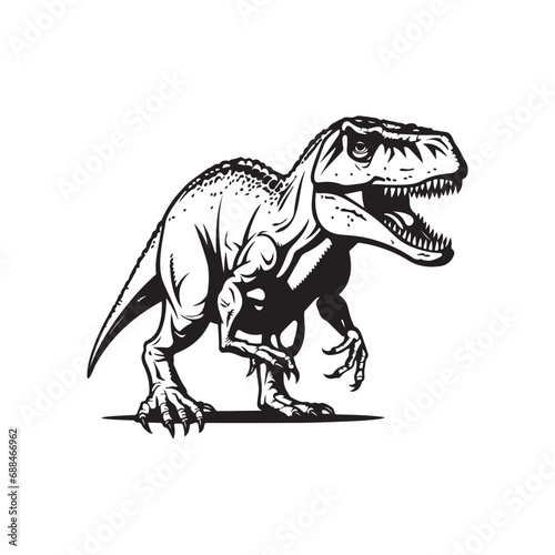 T Rex Vector Images  Illustration Of a T Rex