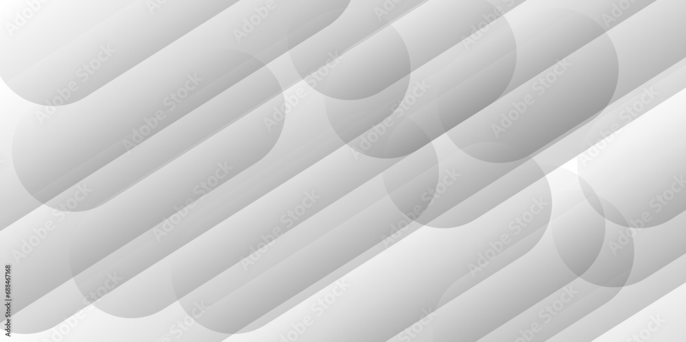 Obraz premium Abstract seamless modern white and gray color technology concept geometric line vector. Abstract background with lines geomatics Abstract retro pattern of triangle shapes. White triangular backdrop.