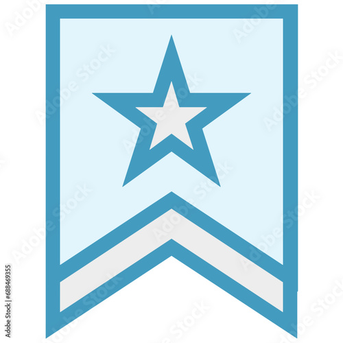 Star icon symbol vector image. Illustration of rating quality and review winner customer graphic design image