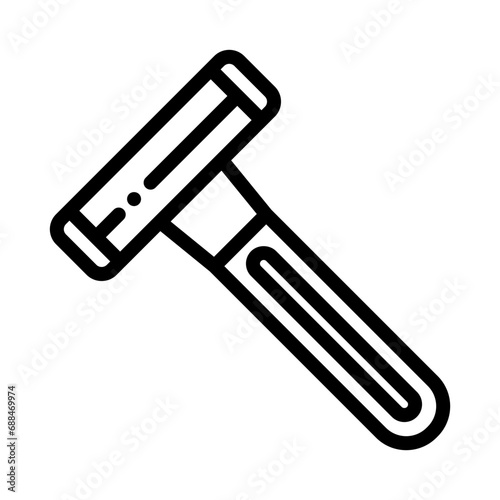 Razor icon. Safety razor icon
